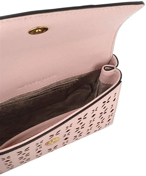 michael kors blossom perforated|Michael Kors Ava Blossom and Ballet Perforated Wristlet .